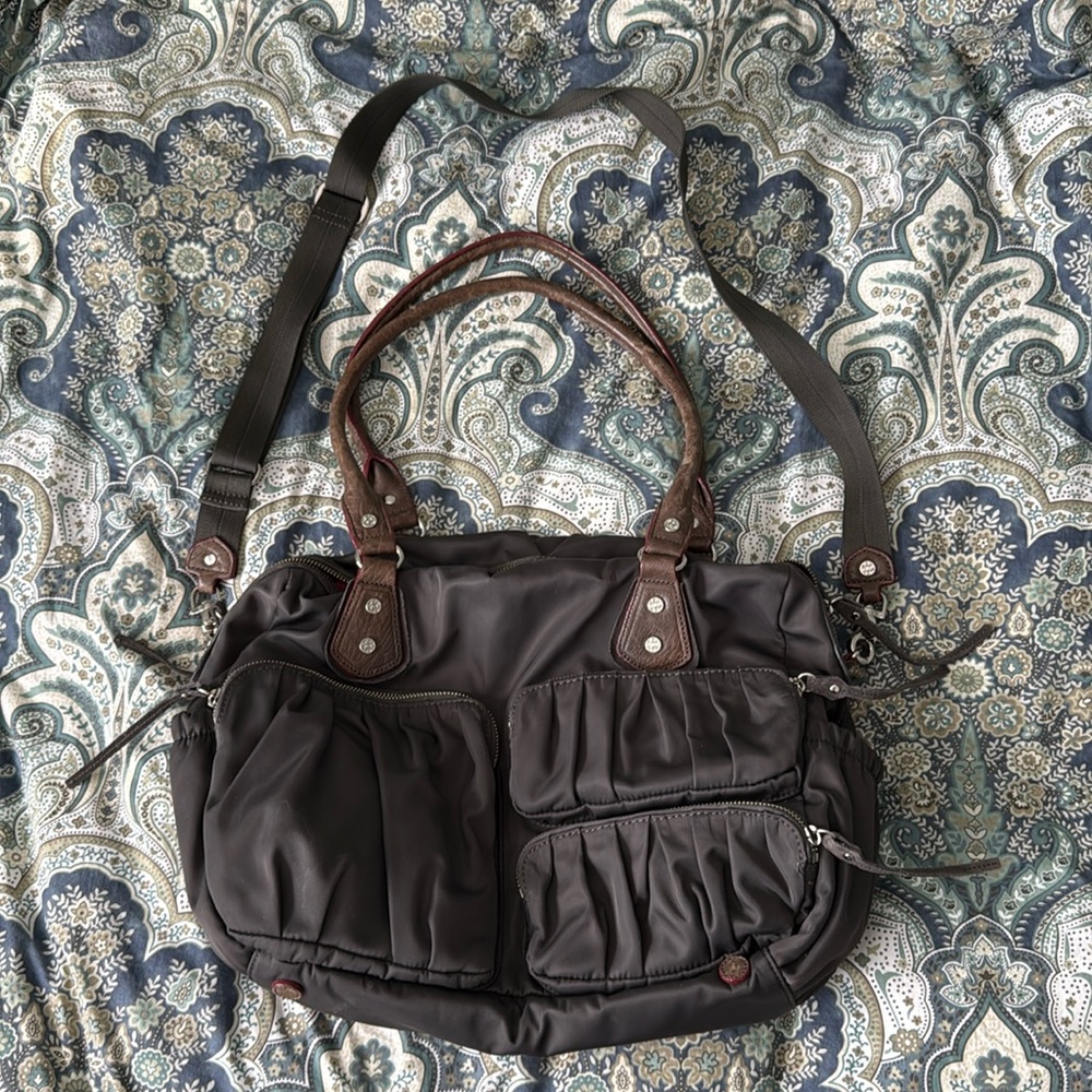 MZ Wallace oversized, satchel nylon bag